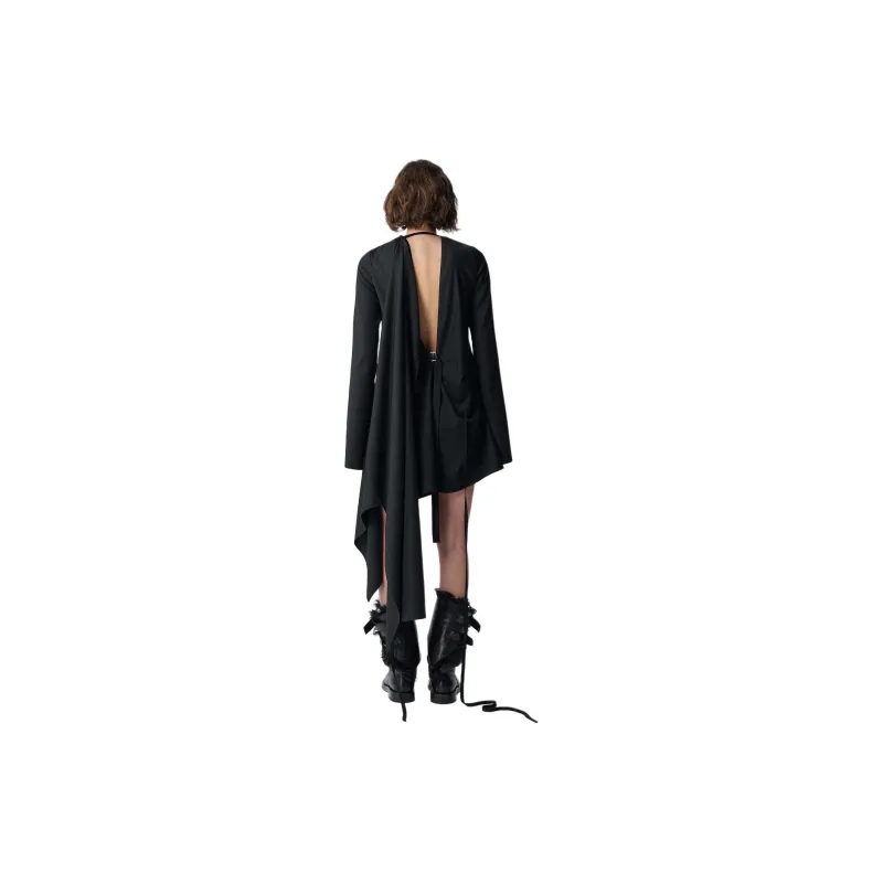 Ann Demeulemeester Long Sleeved Dress Women's Black-2