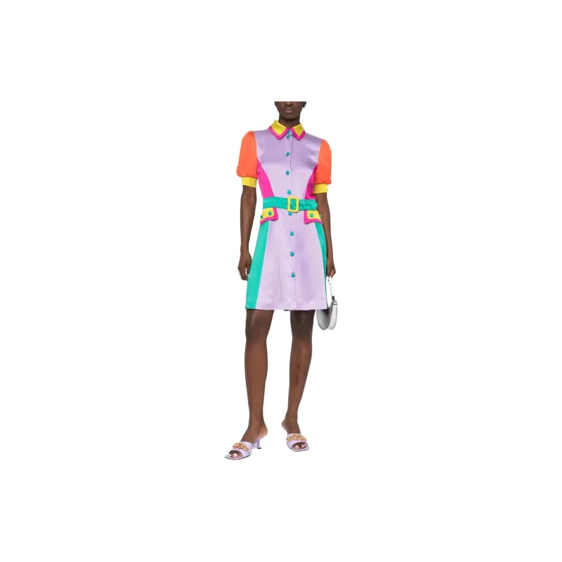 MOSCHINO Short-Sleeved Dresses Women's Multicolor-1