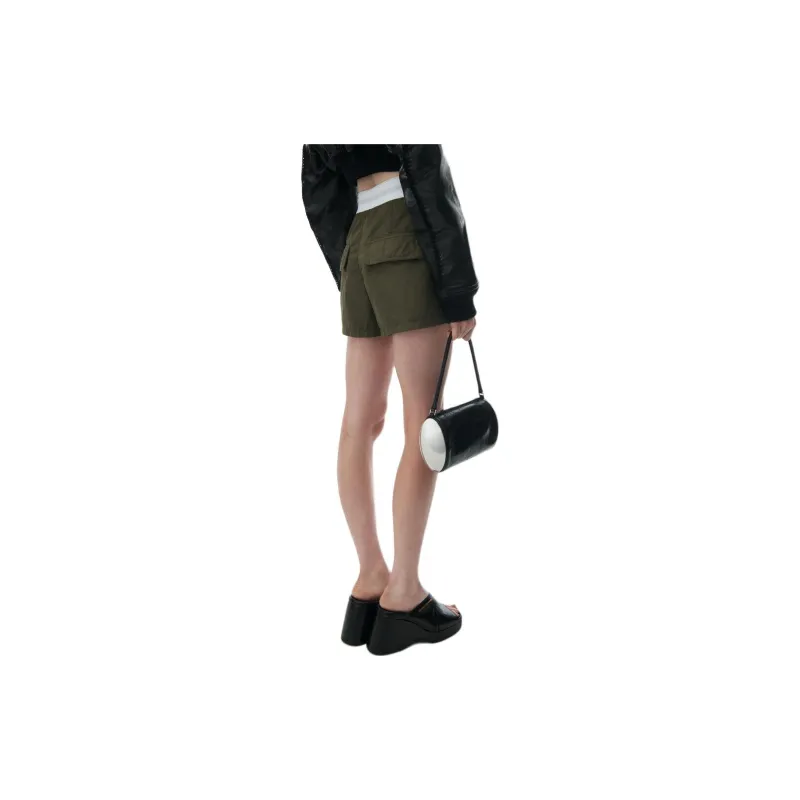 Alexander Wang High-Waisted Cargo Rave Shorts-2