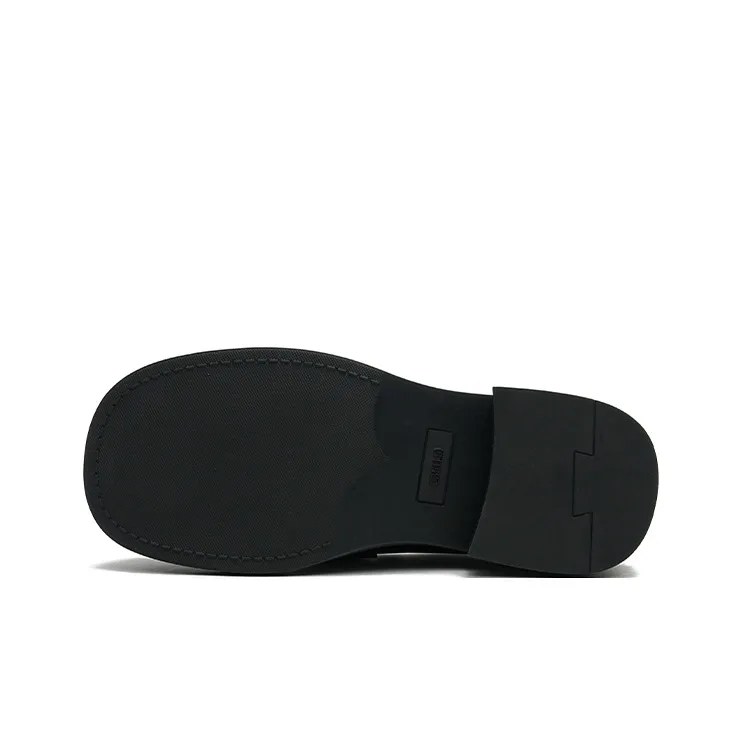 MASOOMAKE Loafers Women's Ink Black/Chestnut Shell Brown-4