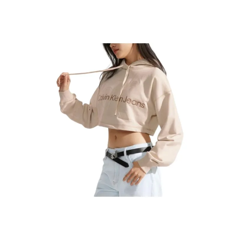 CALVIN KLEIN Sweatshirt Women's Ivory Yellow-1