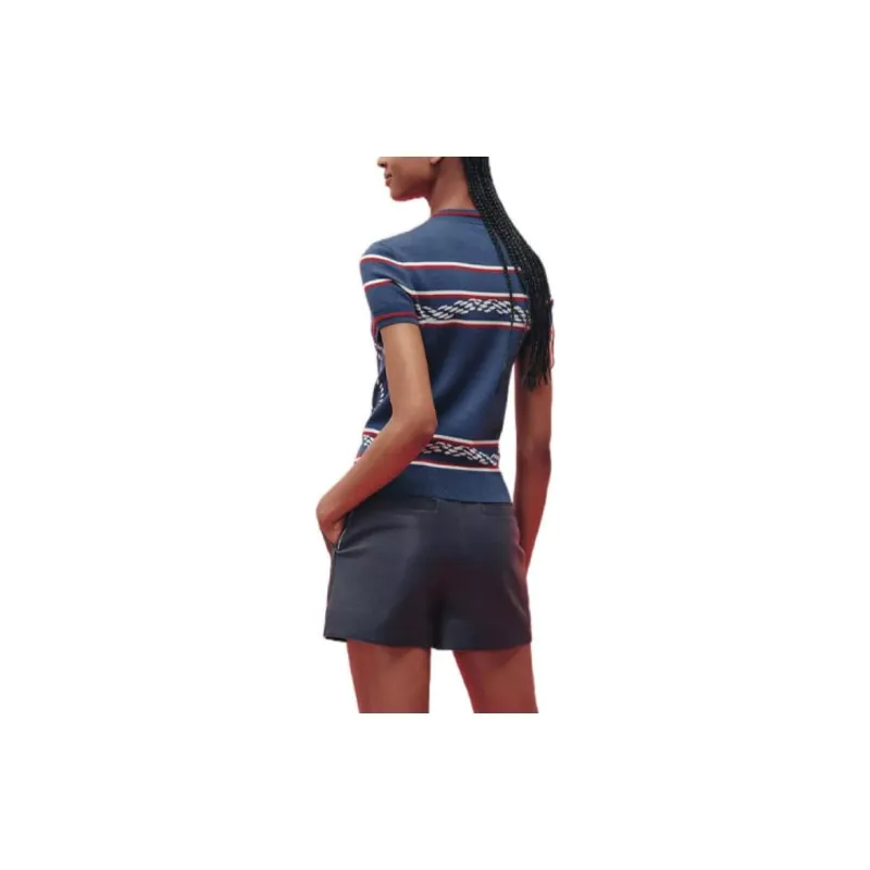HERMES SS23 Regular T Shirt Women's Ginsborough Blue-3
