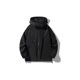 Black Windbreaker Jacket