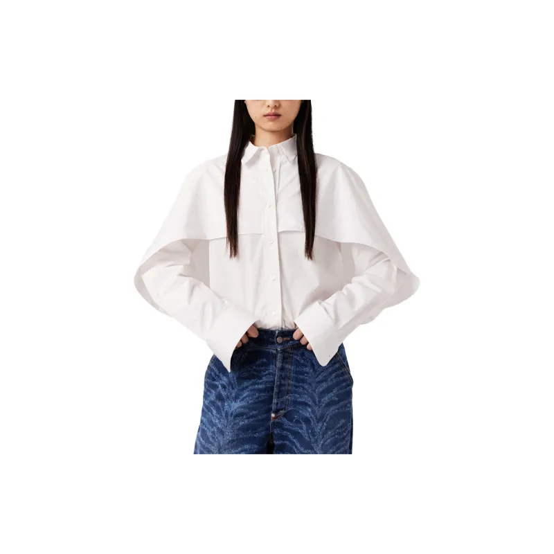 Stella McCartney Long Sleeved Cape Shirt-3