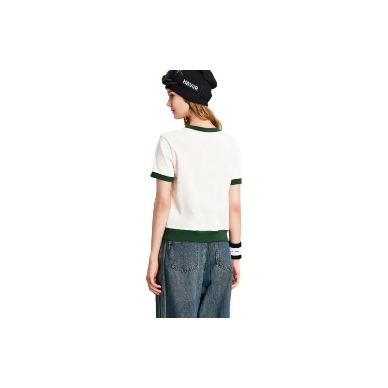 HAVVA T Shirts Women's White-3