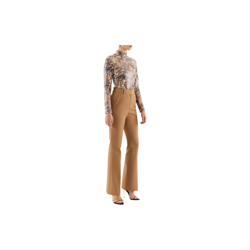 Rebecca Vallance Bellis Snake Print Sequin Top-4