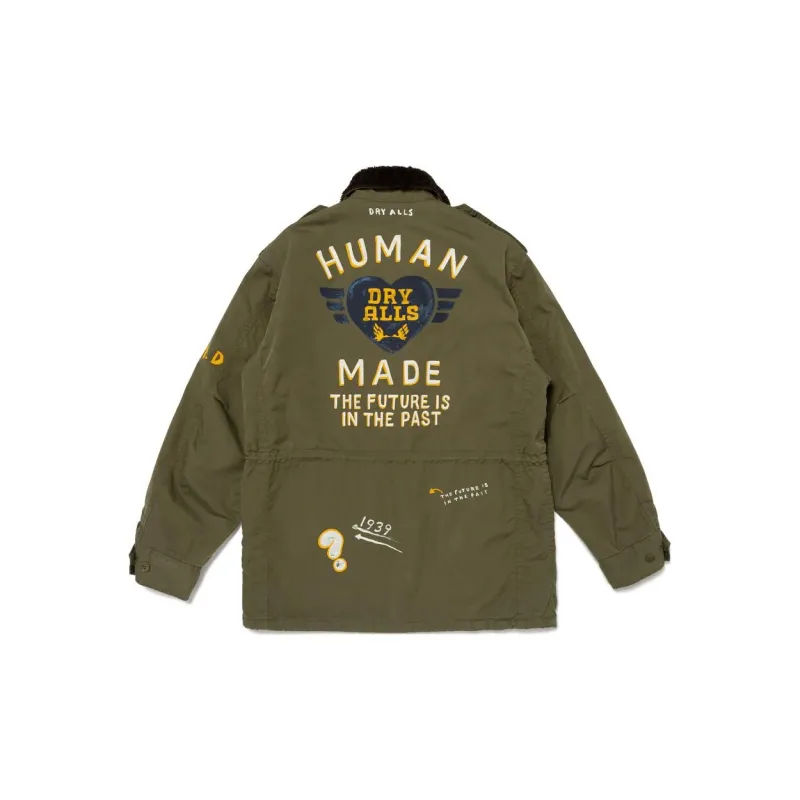 HUMAN MADE FW24 Autumn/Winter Collection Jackets Unisex Olive Green-1