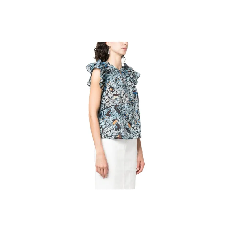 Ulla Johnson Flo Floral print Blouse-3