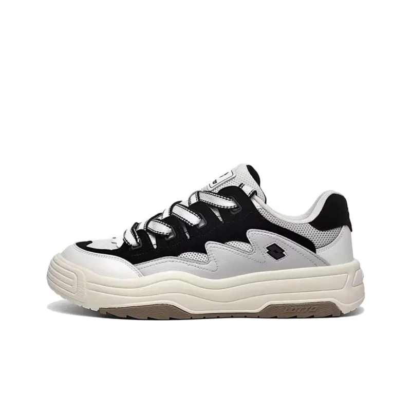 LOTTO Slip Resistant Low Top Skateboard Shoes Women's Black-0