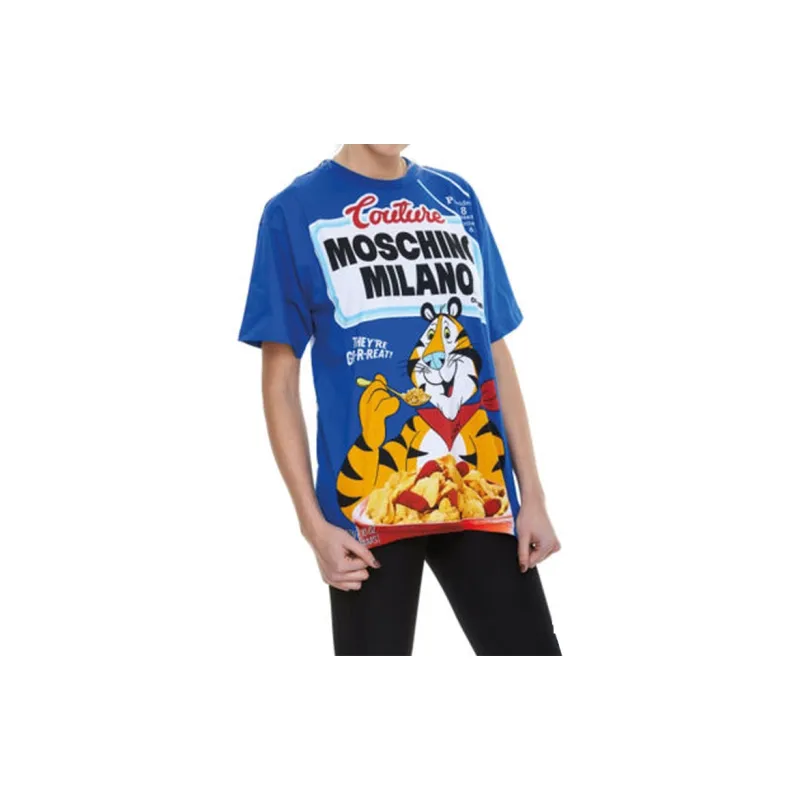 MOSCHINO T Shirts Women's Blue-4
