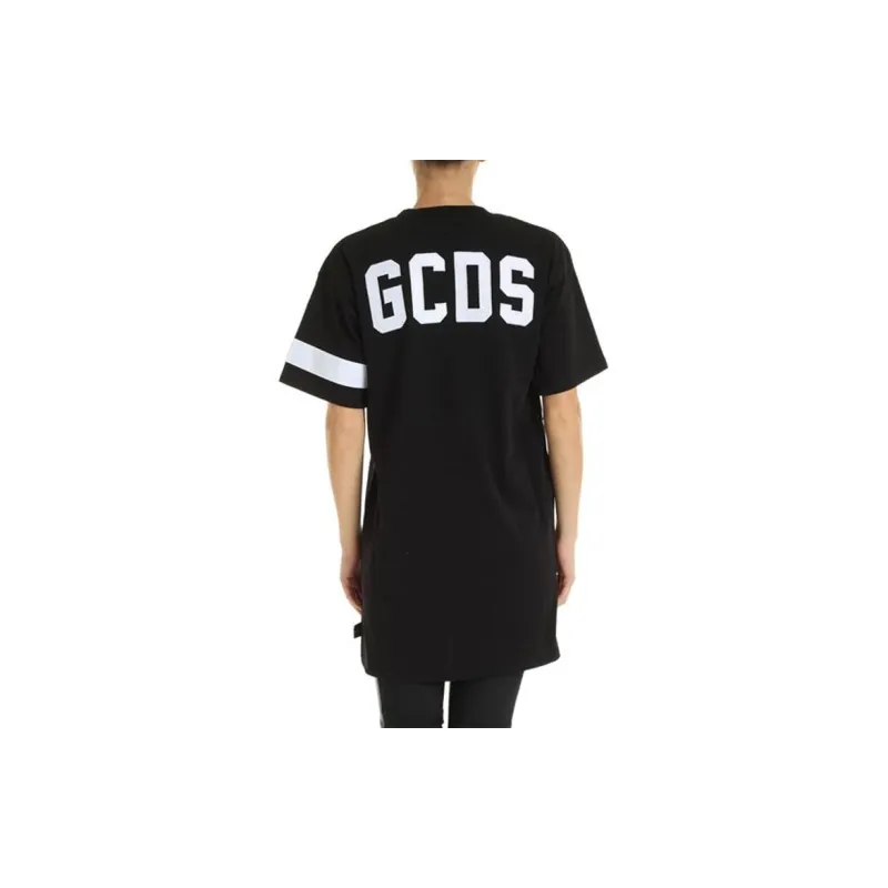 GCDS Short Sleeved Dresses Women's Black-4