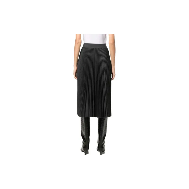 THEORY Casual Long Skirts Women's Black-2
