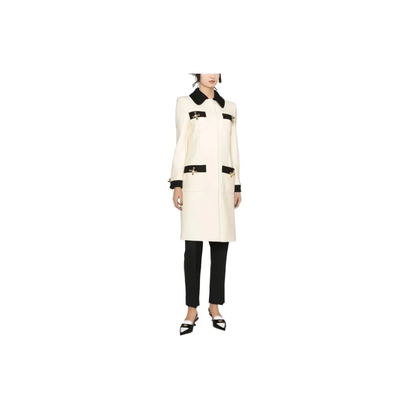 MOSCHINO Coats Women's White-2