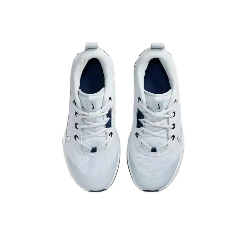 Nike Omni Multi Court Cushioning, Wear Resistant Low Top Kids Lifestyle Shoes Silver Teenagers-3
