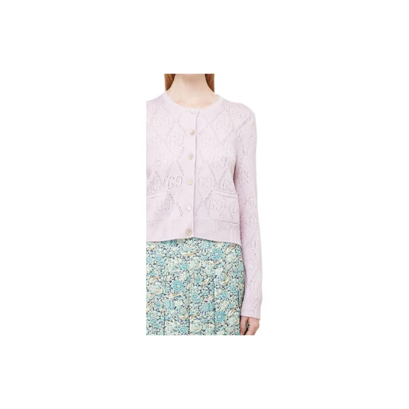 GUCCI Crop Tops Women's Pink-4