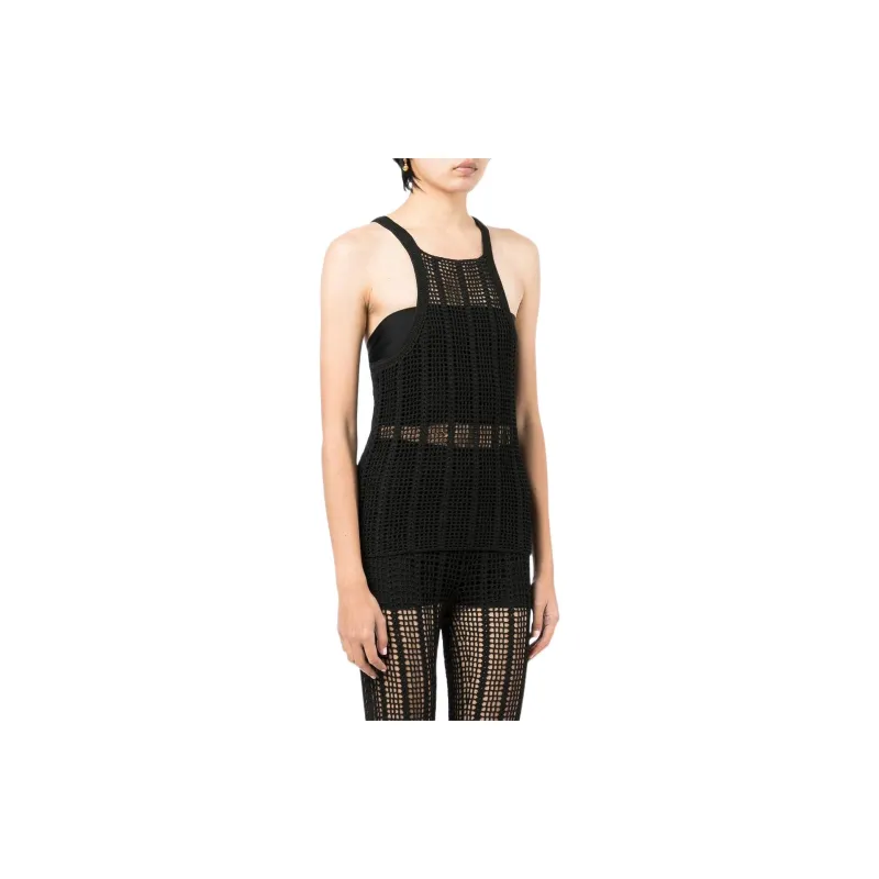 DION LEE Tank Tops Women's Black-2
