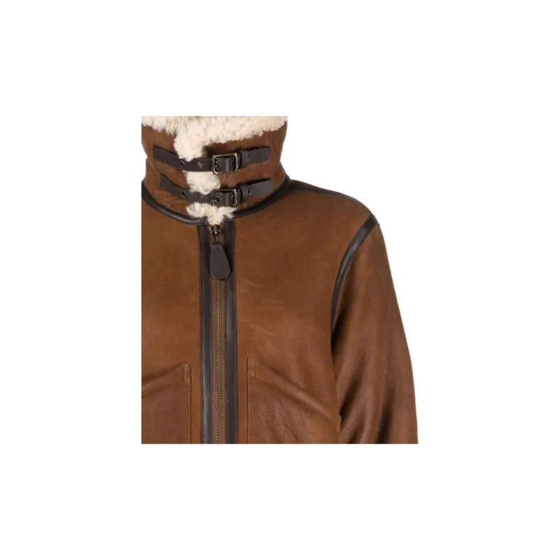 Polo Ralph Lauren Shearling lined Leather Jacket-2