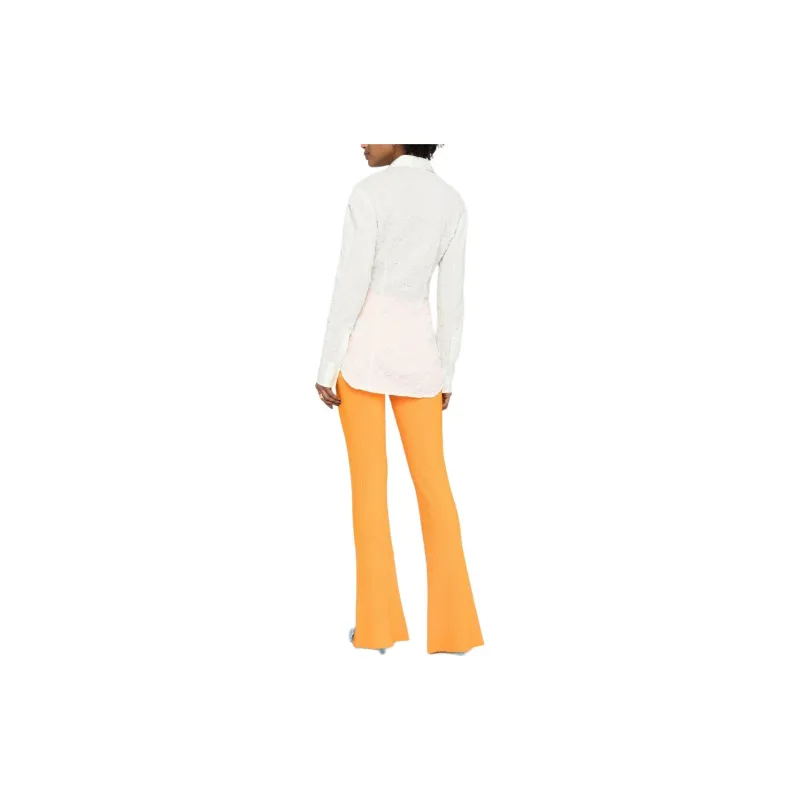 NANUSHKA Slit Cuff Ribbed Trousers-3