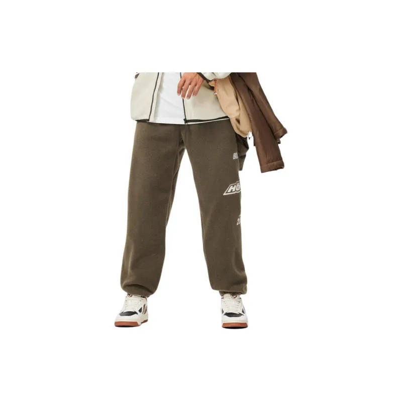 LiNing Knitted Sports Pants Men's Slate Brown-2