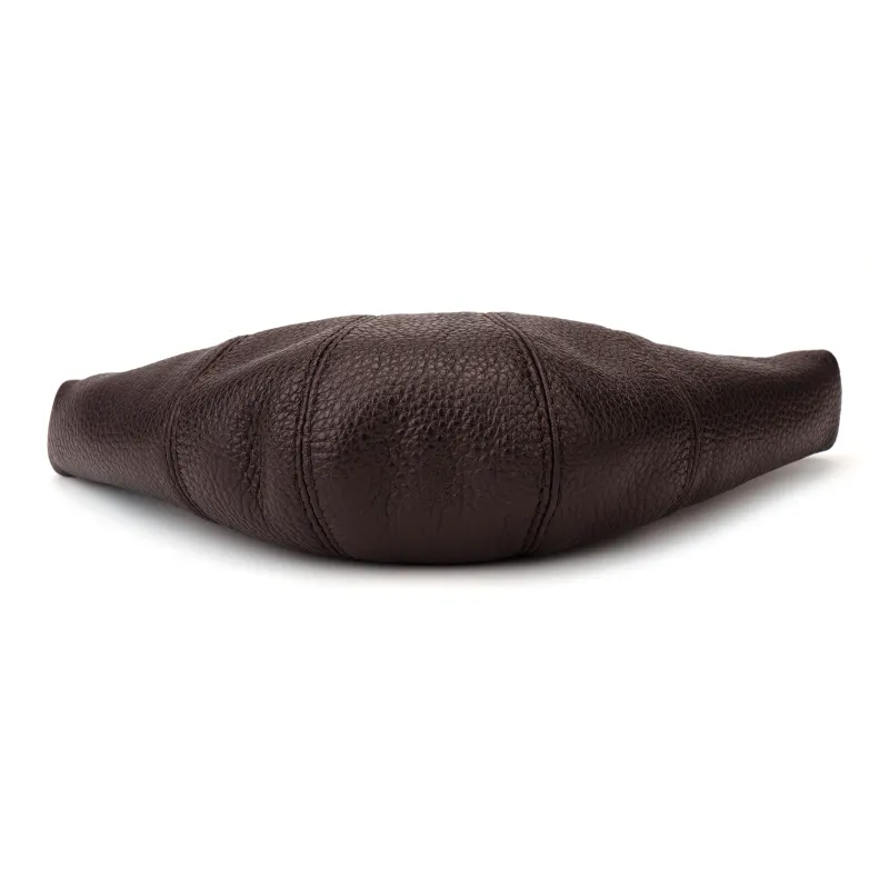 Lemaire Cow Leather Coin Purse Unisex Brown-7