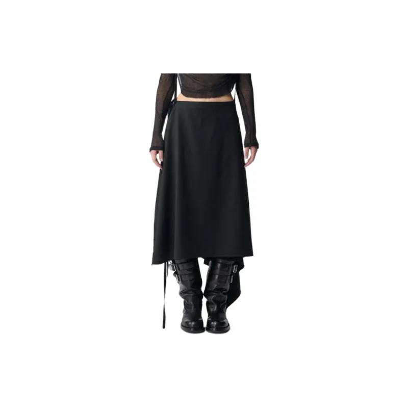 Ann Demeulemeester Ylva Midi Wrap Skirt-1