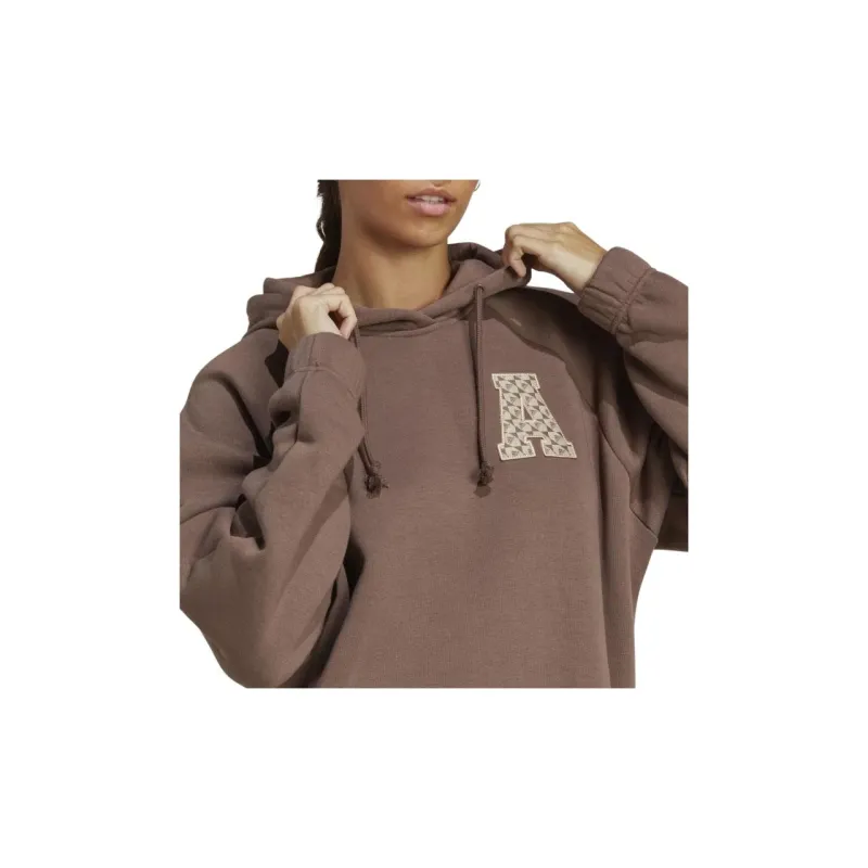 Adidas Long-Sleeved Dresses Women's Brown-4