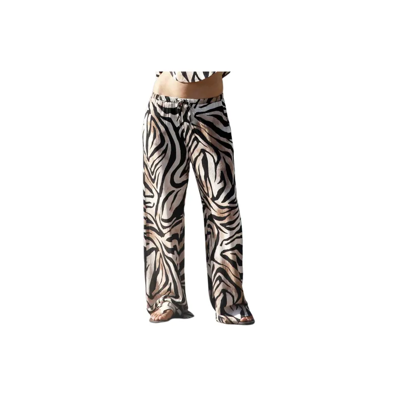 ZARA Casual Pants Women's Nude/Black-2
