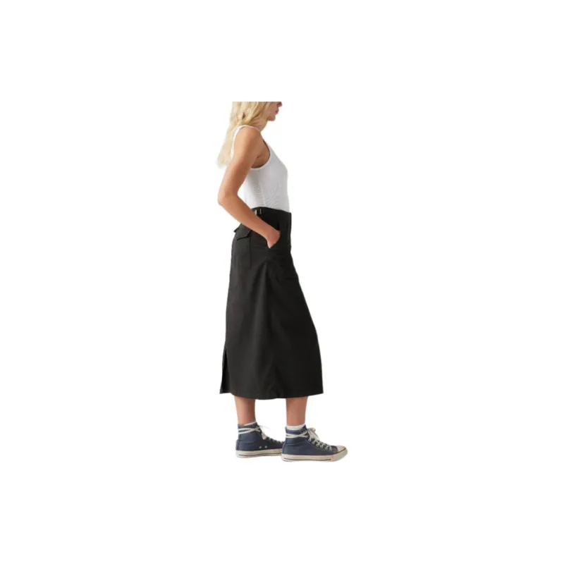 Levi’s Casual Long Skirts Women's Black-5