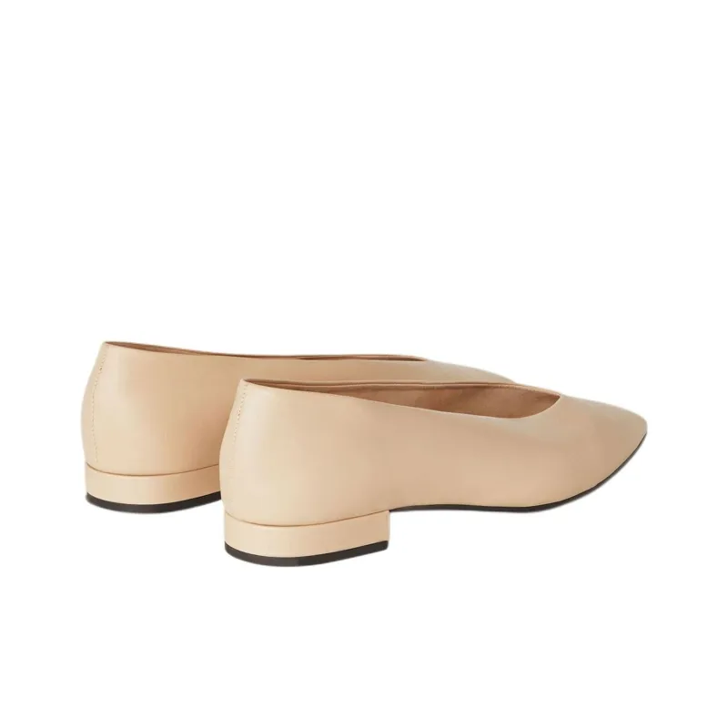 Loro Piana Rebecca Pointed Toe Ballerina Shoes Women's-4