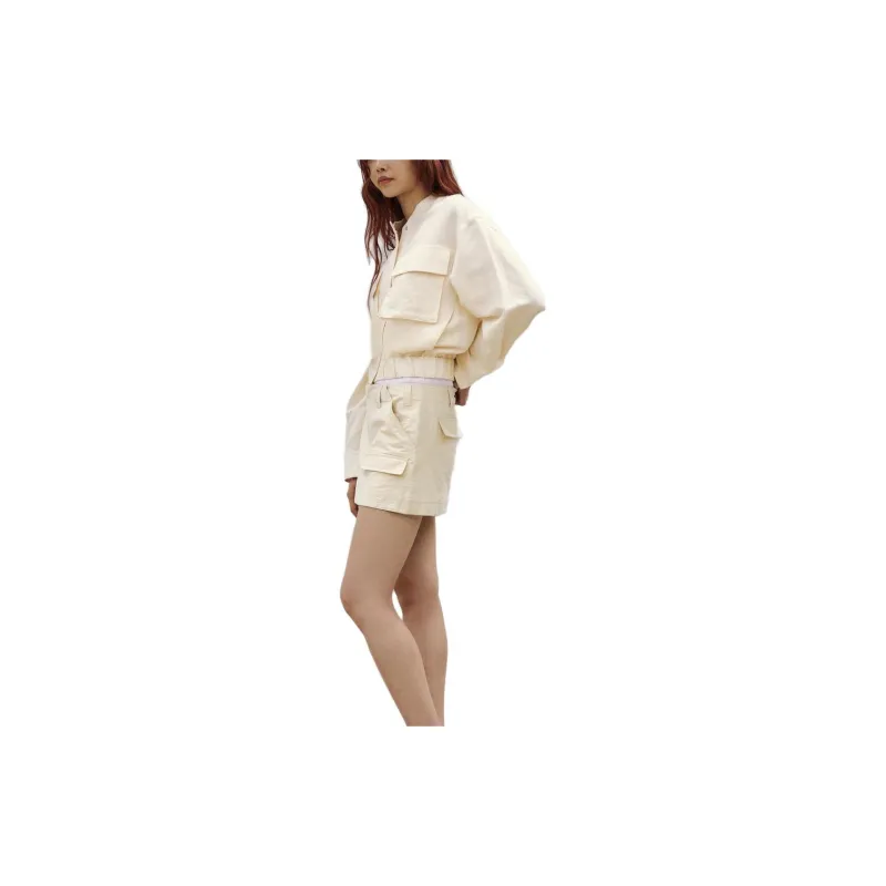 ZARA Casual Shorts Women's Beige-3