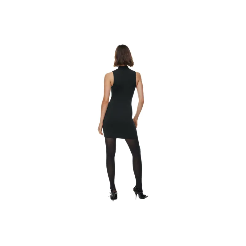 ARITZIA Contour Contour Mockneck Mini Dress Sleeveless Dress Women's Black-3