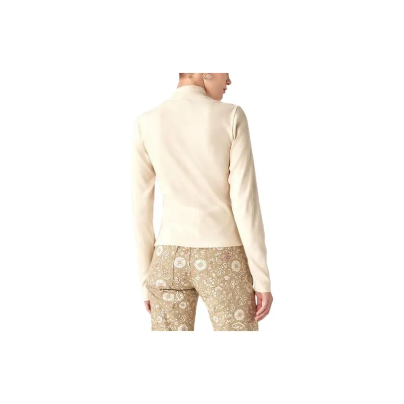 Dickies Marysville High Neck T-Shirt T-Shirt Women's Beige-2