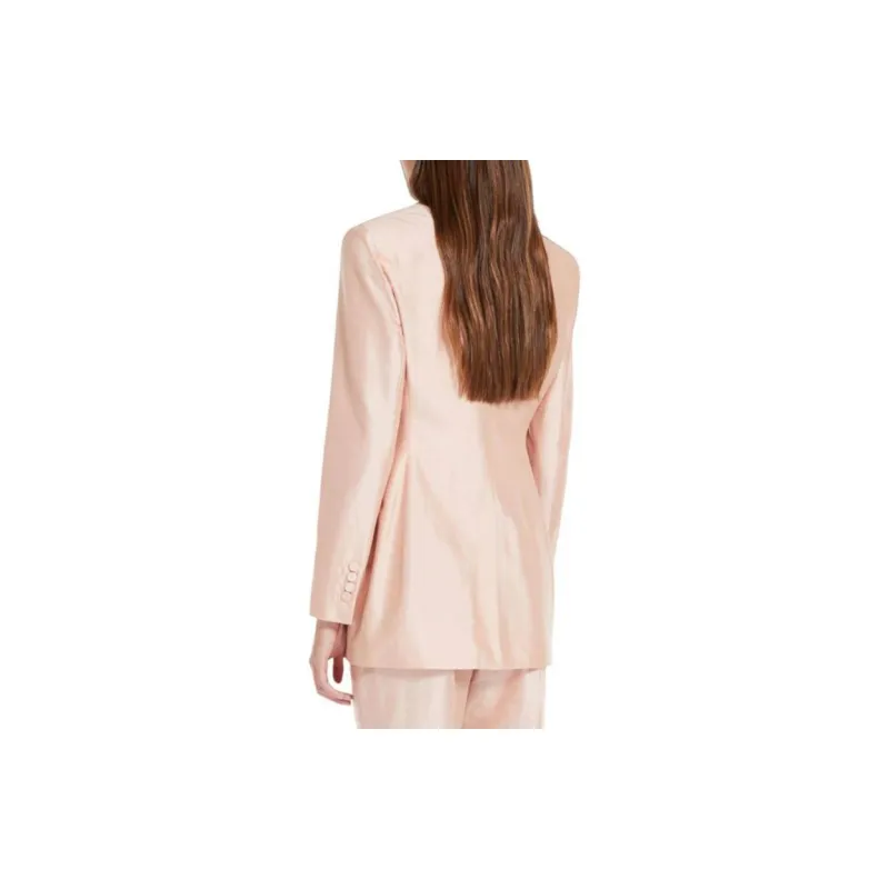 MaxMara Studio Business Suits Coats Women's Light Pink-3