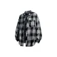 Black White Plaid (Long-Sleeved)
