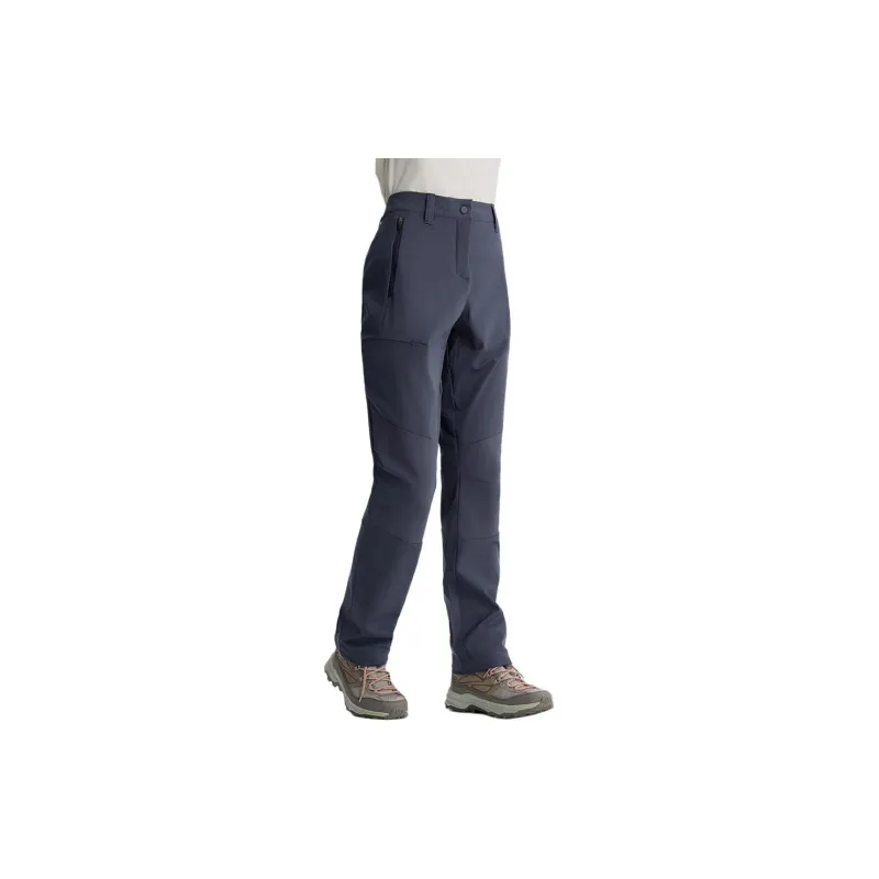 Jack Wolfskin Casual Pants Women's Graphite Blue-3