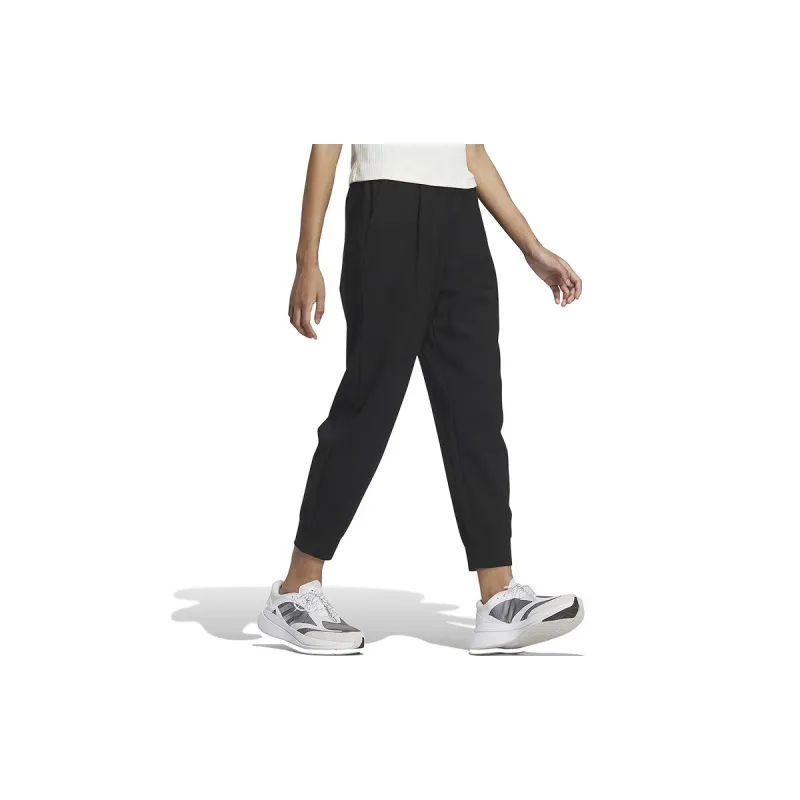 Adidas Knitted Sports Pants Women's Black-3