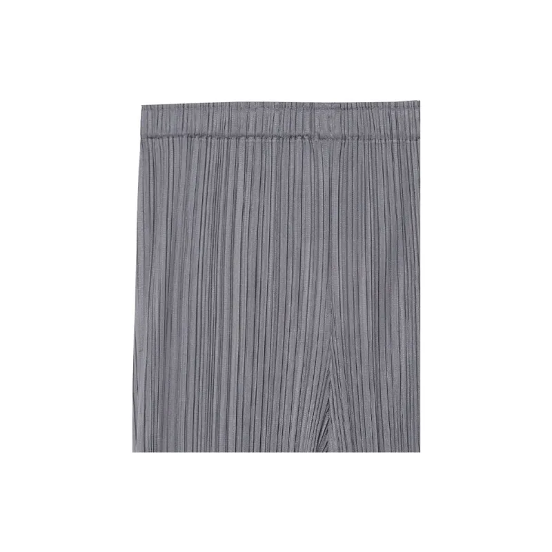 PLEATS PLEASE ISSEY MIYAKE Casual Pants Unisex Gray-3