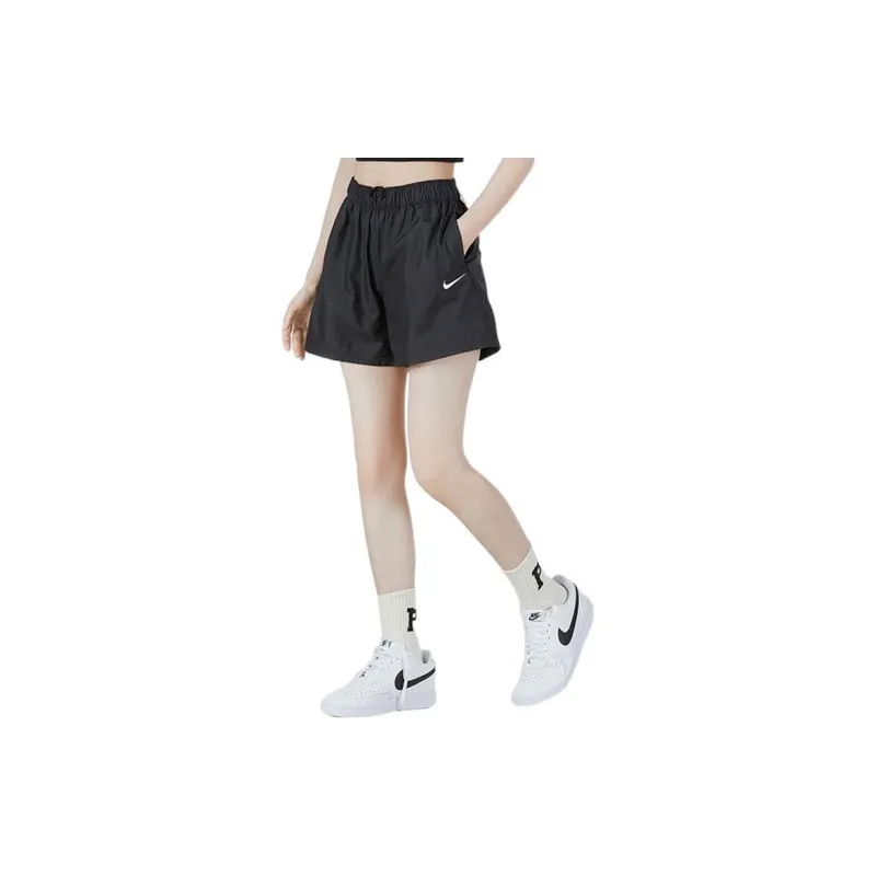 Nike Women's Repel Mid Rise Shorts Black-1