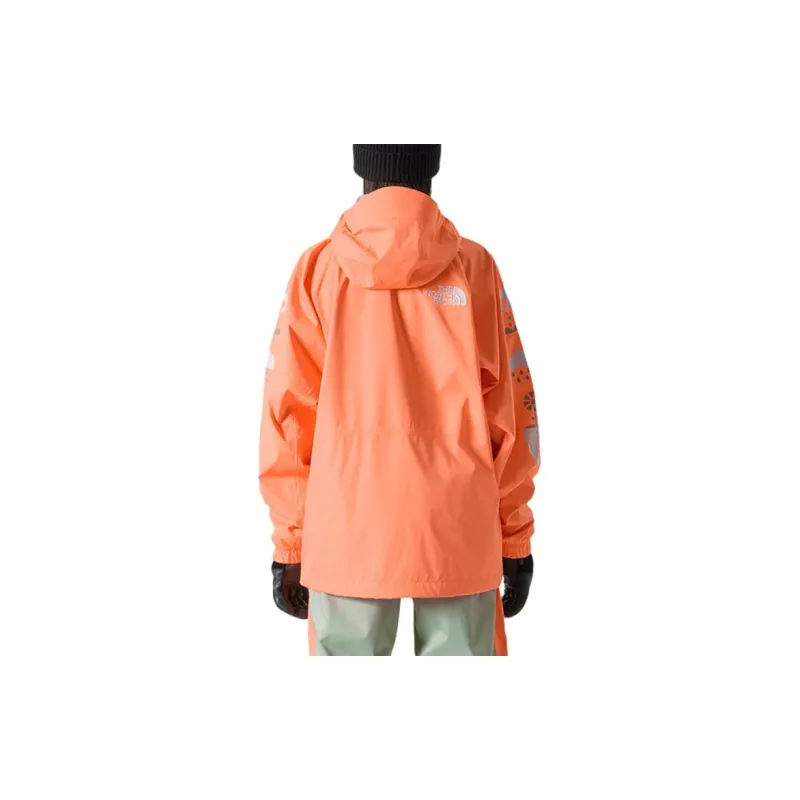 THE NORTH FACE City Outdoor Collection Waterproof And Windproof Windbreaker Jacket Women's Orange-3