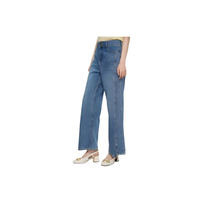 Yu Qianwen Jeans Women's Denim Blue-2