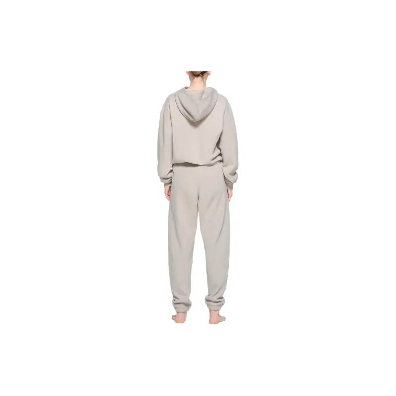 SKIMS COTTON FLEECE CLASSIC HOODIE Sweatshirt Women's STONE/Stone Color-2