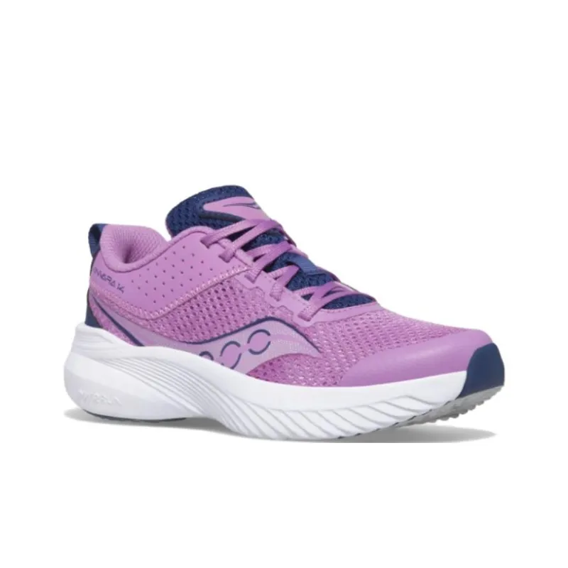 saucony Kinvara 14 Big Kid 'Grape Indigo'-2