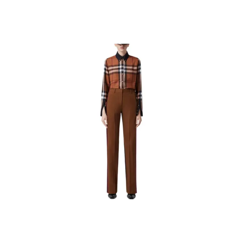 Burberry Check Printed Buttoned Shirt-1