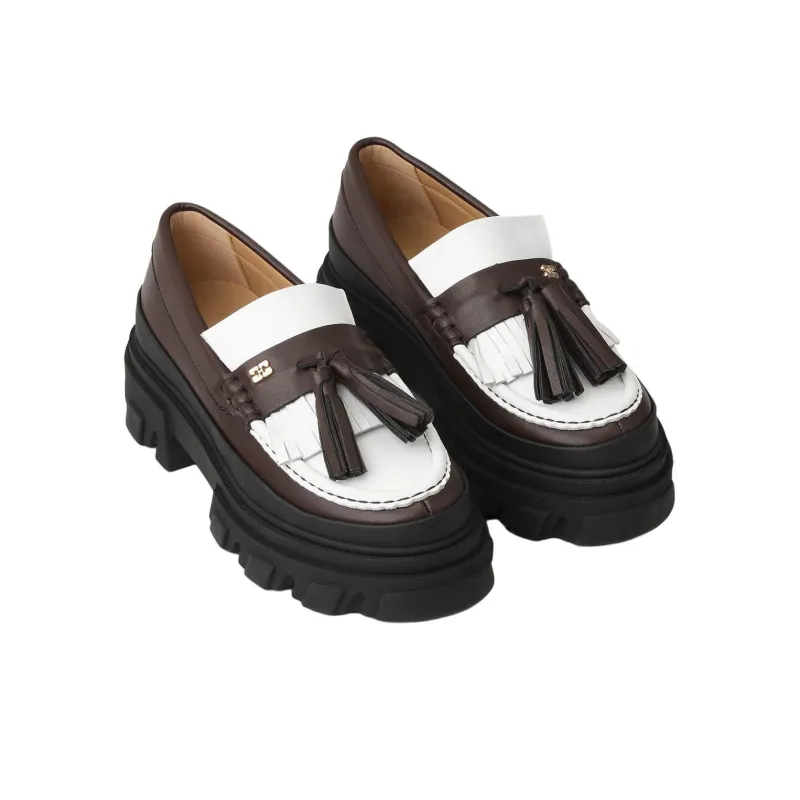 GANNI Loafers Women's Brown-2