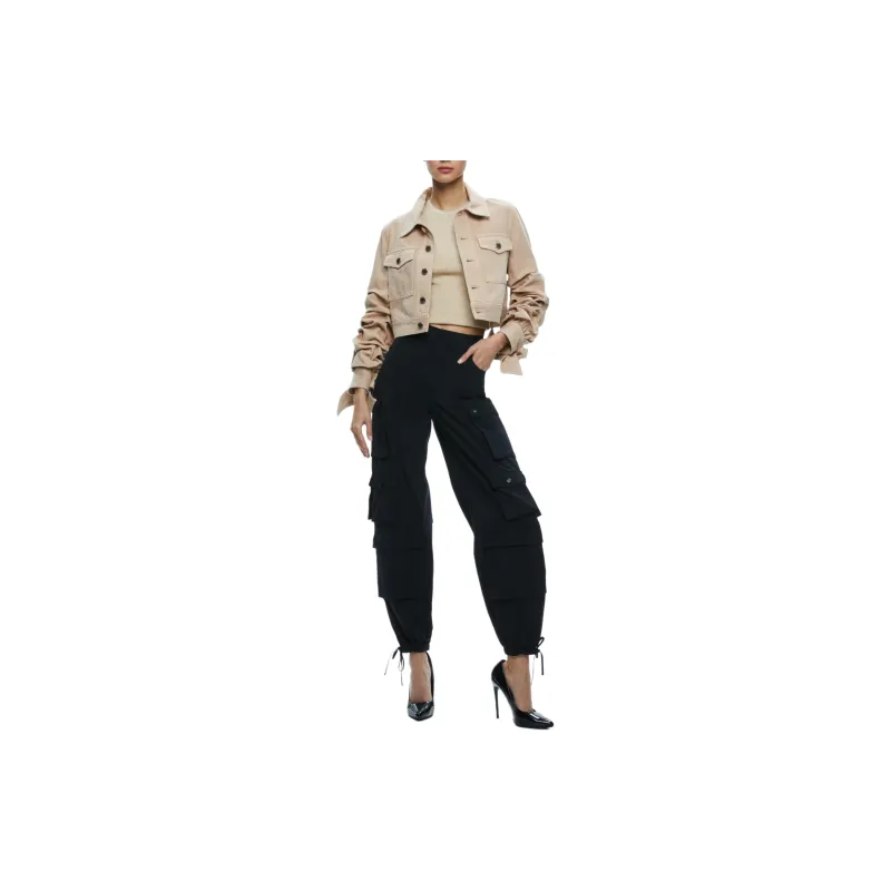 ALICE+OLIVIA Olympia Cargo Trousers-1