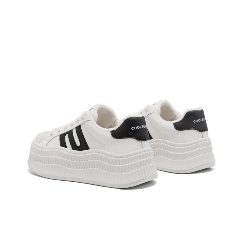 BELLE Anti Slip And Wear Resistant Lightweight Height Increasing Low Top Skateboard Shoes Women's-36