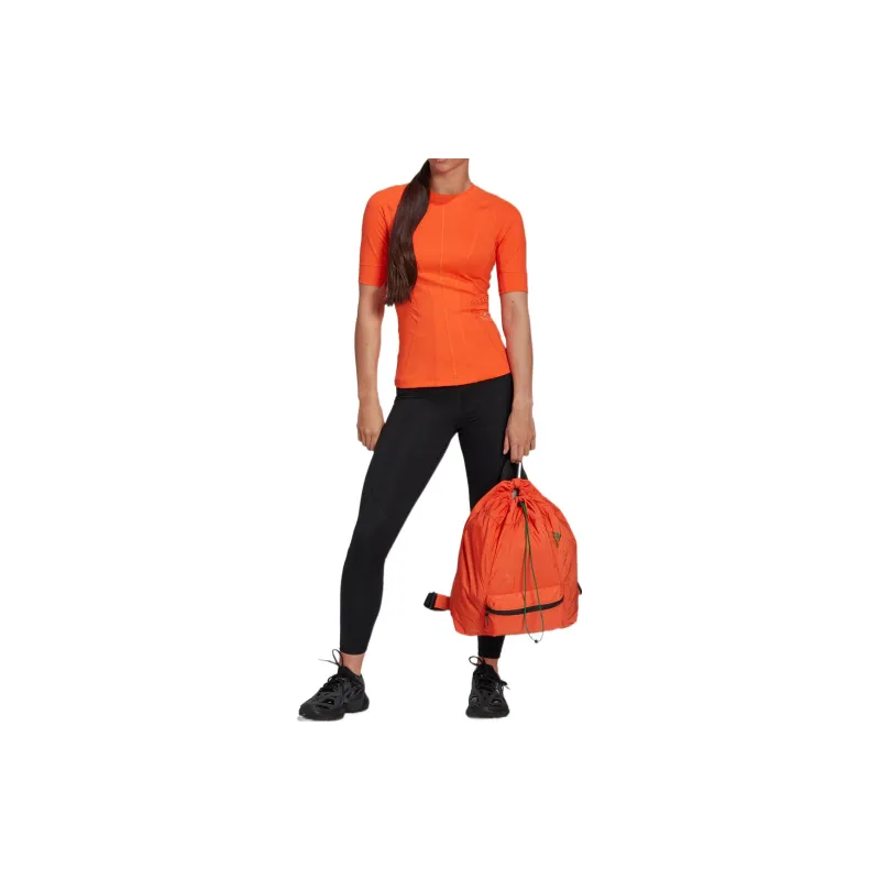Adidas T Shirts Women's Half Impact Orange-1