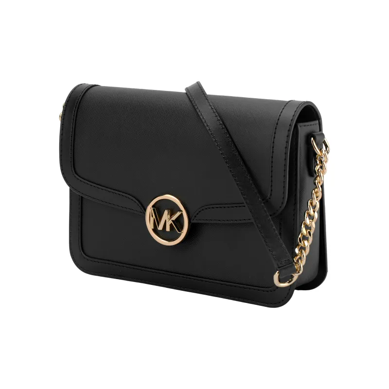 MICHAEL KORS Coated Canvas With Polyester Crossbody Bag, Shoulder Bag Medium Size Women's Black-2