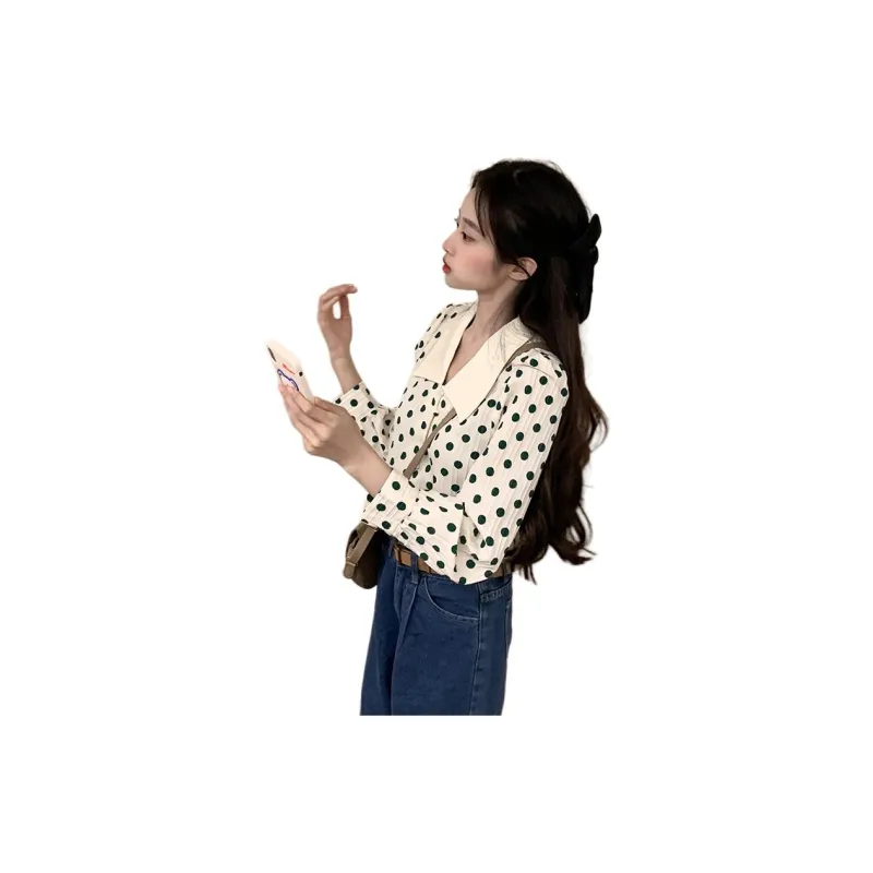 ETSE Shirts Women's Polka Dot-2