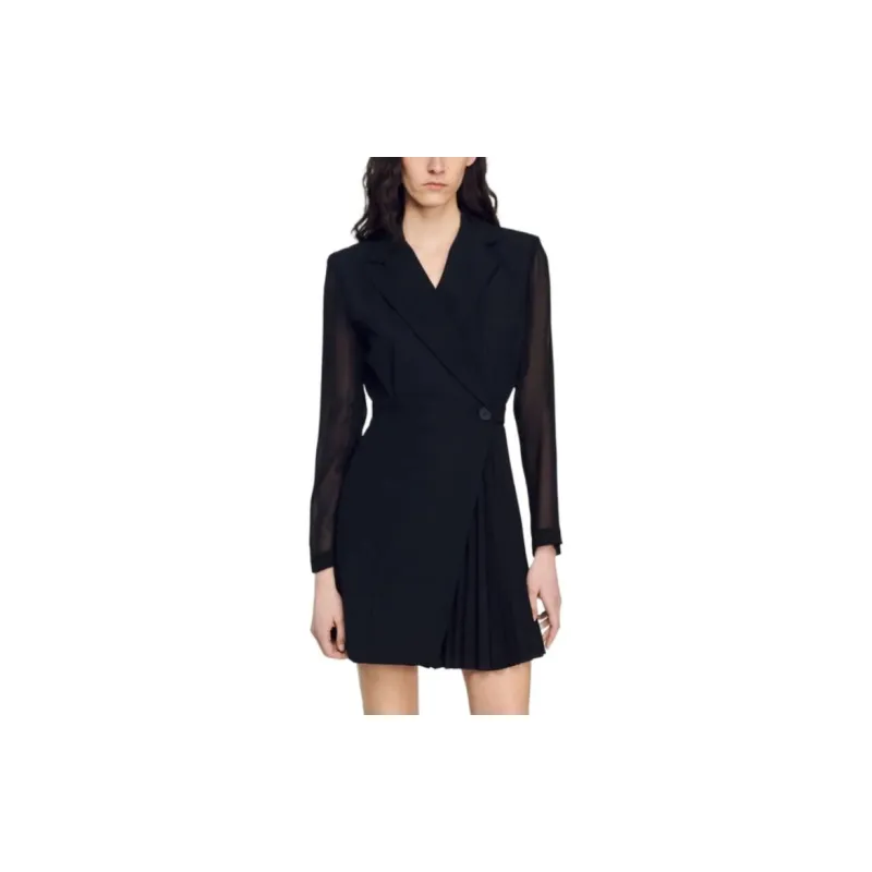 Sandro Panelled Blazer Dress-4